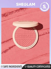 SHEGLAM Divine Flush Matte Blush Powder - Highly Pigmented, Non-Fading, Long Lasting, Lightweight Natural Blush for Face M...