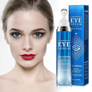 Advanced Eye Serum with Caffeine & Retinol,Eye Treatment Cream for Dark Circles Under,Anti Aging Eye Serum with 360°Massag...