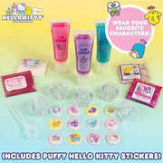 Horizon Group USA Sanrio Hello Kitty and Friends Shimmer Lip Gloss Making Kit, Makes 5 Hello Kitty Glitter Lip Gloss Rings...