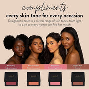 Mented Cosmetics Made in Italy, Cruelty Free Makeup, Vegan, Paraben Free, Shimmer Cheek Blush Palette for Face, Powder Fac...