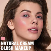FOCALLURE Cream Blush Makeup,Buildable Blush Stick for Cheeks,Matte and Dewy Finish,Long Wearing,Easy Application,Lightwei...