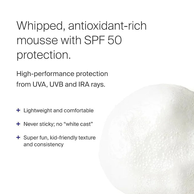 Supergoop! PLAY Body Mousse SPF 50 with Blue Sea Kale - 3 oz, Pack of 2 - Broad Spectrum Whipped Sunscreen for Sensitive S...