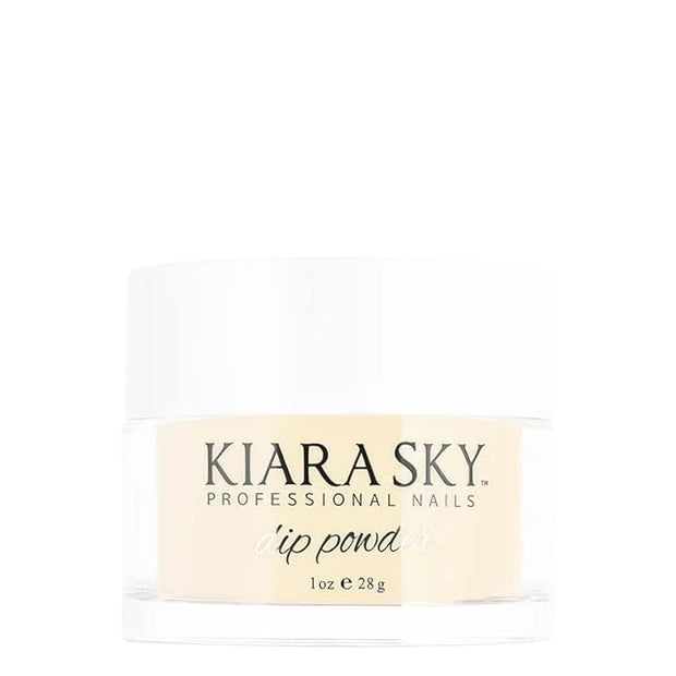 Kiara Sky Long Lasting Nail Dip Powder Yellow Tones 1 oz, White Peach - Product Image