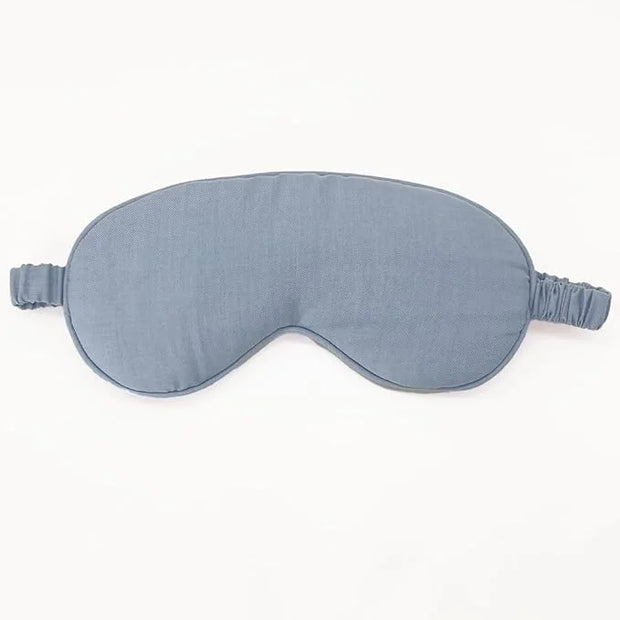 Linen Eye Mask for Girls,Travel Breathable Sleep Mask,Adjustable Strap, Hypoallergenic, Cooling with Travel Bag Gift Packa...