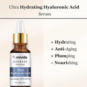 Ultimate Hydration, Hyaluronic Acid Facial Serum | Hydrating & Anti Aging Serum | Plumping, Non-Greasy |1floz - Product Image