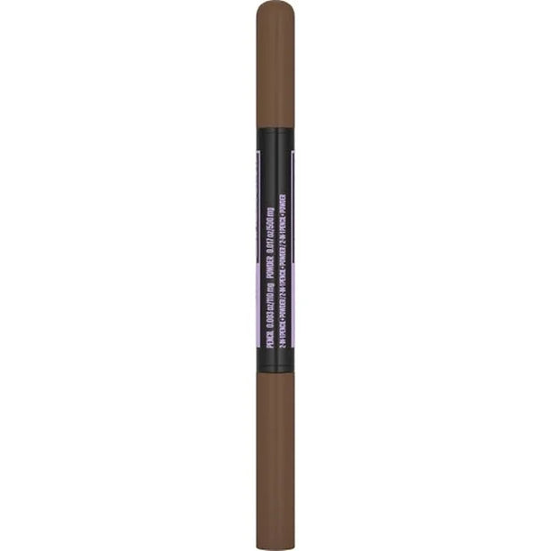 Maybelline Express Brow 2-In-1 Pencil and Powder Eyebrow Makeup, Medium Brown, 1 Count - Product Image