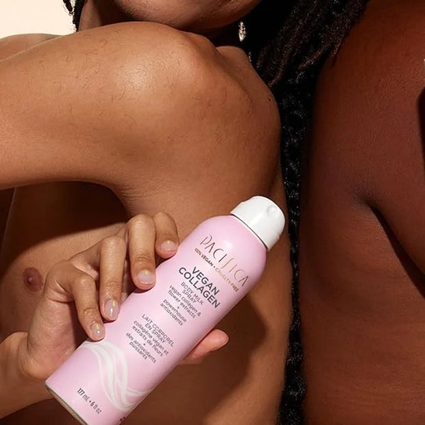 Pacifica Spray Lotion for Body - Vegan Collagen Body Milk Spray – Hydrating Moisturizer Mist Fast-Absorbing Instantly Hydr...