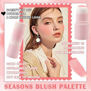 Matte Contour Blush Stick for Cheeks and Face - Buildable Shimmer Facial Blusher Shades - Blendable Cosmetic Makeup 03 - P...
