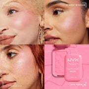 NYX PROFESSIONAL MAKEUP Buttermelt Powder Blush, Fade and Transfer-Resistant Blush, Up to 12HR Make Up Wear, Vegan Formula...