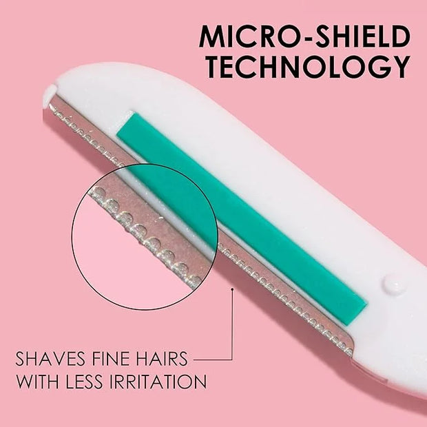 Japonesque Dermaplaner with Soothing Aloe Comfort Strip - Facial Dermaplane Razor, Skin Tool with Ultra Precision Blade fo...