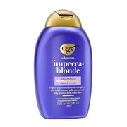 OGX Impecca-Blonde Purple Toning Shampoo, 13 fl oz - Product Image