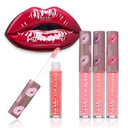 Nicole Miller Lip Gloss Collection Shimmery Glosses for Women and Girls Long Lasting Color Set with Rich Varied Colors, Be...