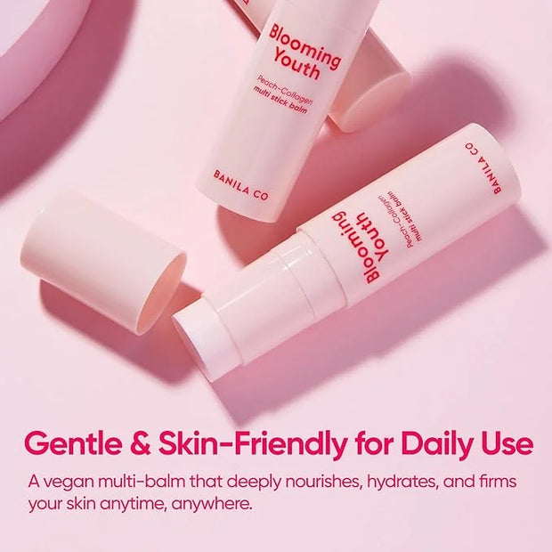 BANILA CO Blooming Youth Multi-balm Stick | All-in-one Hydrating Lip, Face and Neck Cream | Daily Moisturizer Make up Base...