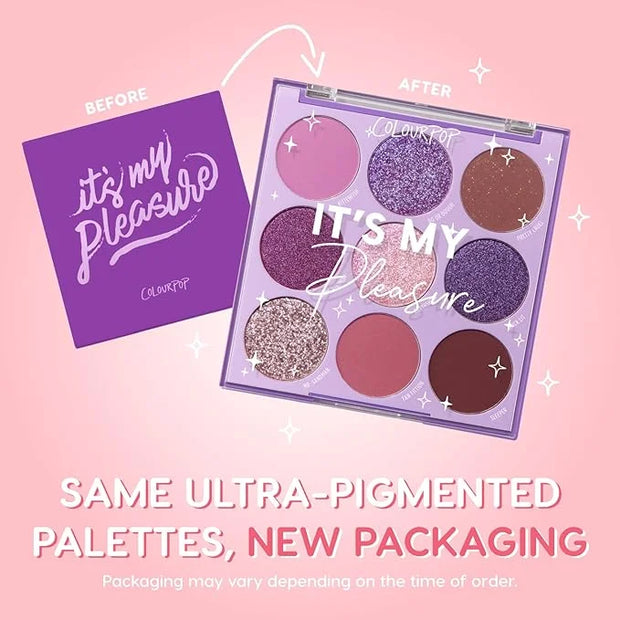 ColourPop Eyeshadow Palette - Eye Makeup Palette with Matte, Metallic, Matte Sparkle & Glitter Finishes - High-Pigment Eye...