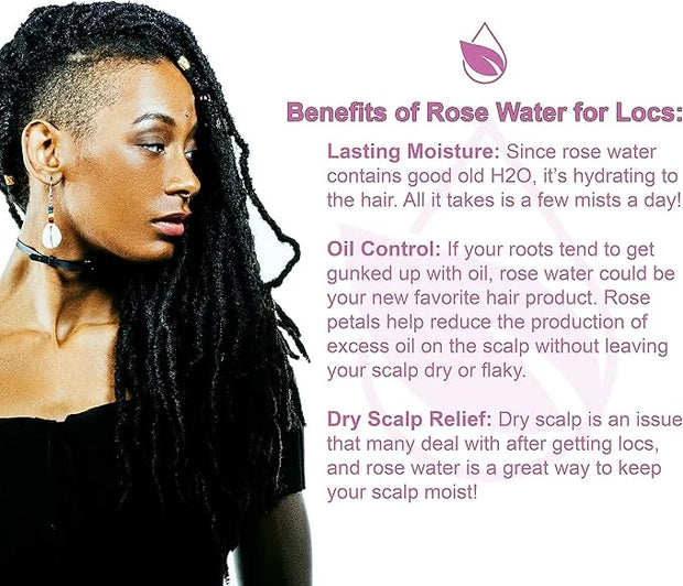 32 oz Rose Hydrosol Water – 100% Pure Rosewater Spray Mist Bulk – Hydrating Face Toner Rose Water for Skin and Hair Linen ...