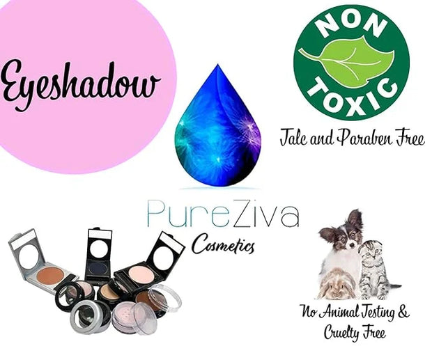 Brazilian Brown Cinnamon Chestnut Bronze Pressed Powder Single Vegan Eyeshadow; Talc, Paraben & Cruelty Free - Product Image