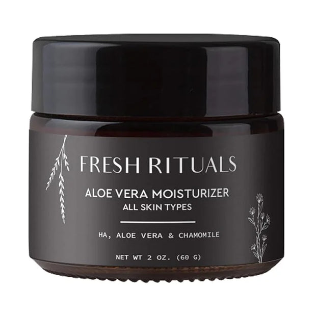 Vegan Face Moisturizer with Hyaluronic Acid, Aloe Vera and Niacinamide | 2 ounce | Cruelty Free, Paraben Free, Natural Ing...