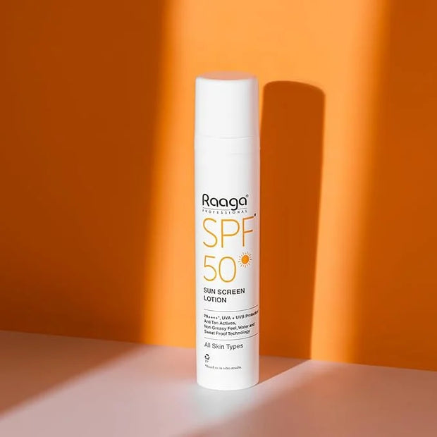 Sunscreen Lotion with SPF 50 & PA++++ | Broad Spectrum Protection with Anti Tan Formula | Non Greasy, Water & Sweat Proof ...