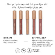 BFY Cosmetics 5-Pack Plumping Lip Gloss - Shimmer - Product Image