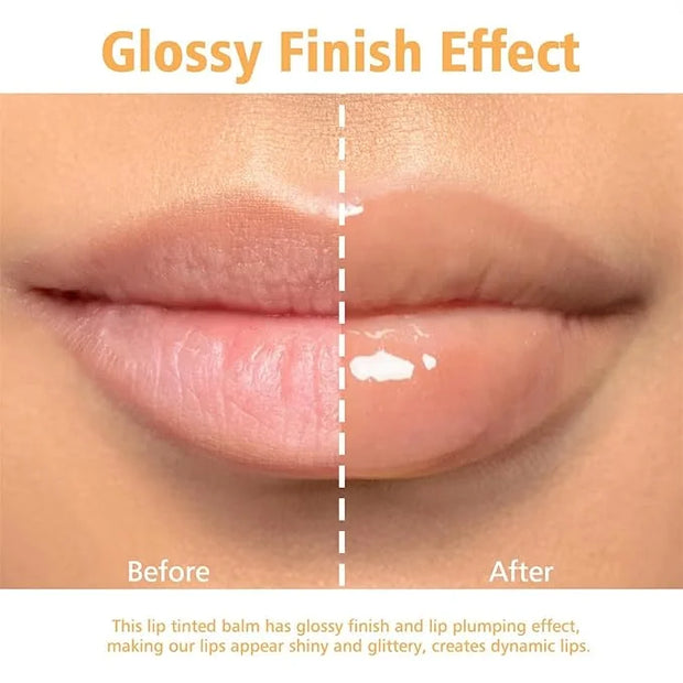 GECOMO Lip Glowy Balm, Moisturizing Lip 0.35oz