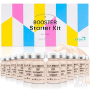 BB Pigment Serum Starter Kit Hyaluronic Acid Essence Foundation BB Facial Glow Skin Care Kit 0.27oz 12 Vials, Combined Wit...