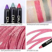 Kaely 2Pcs Cream Eyeshadow Sticks Set for Eyes Waterproof,Red Shimmer Eye shadow Stick Pencil Pen Bulk sombras en crema pa...