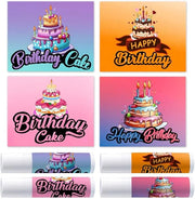OLYCRAFT 100Pcs 4 Styles Lipstick Tag Wrapping