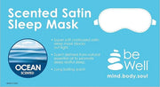 Scented Satin Sleep Mask | Aromatherapy Eye Mask with 4 Soothing Scents (Color Navy/Ocean)… - Product Image