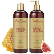 Shea Moisture Shampoo & Conditioner Set – Intensive Hydration Hair Care Formulas with Manuka Honey & Mafura Oil for Extra ...