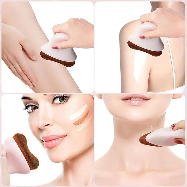 Self Tanner Brush - Kabuki Brush Body Leg Makeup Brush for Self Tanning Gel Tanning Lotion,Sunscreen - Self Tanning Mitt B...