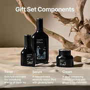 [PKY] Pyunkang Yul Black Tea Line Gift Box Set, Deep Nurishment for Anti-aging, Rich Moisture Toner, Revitalizing Serum & ...