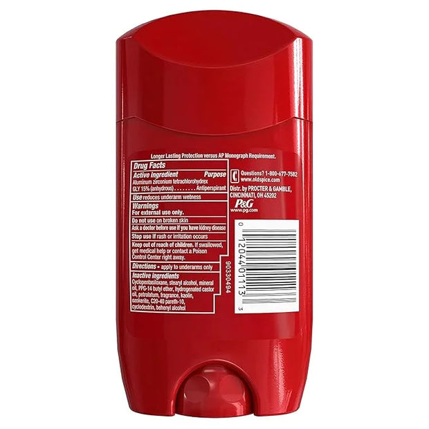 Old Spice Red Zone Anti-Perspirant Deodorant Invisible Solid Swagger, 2.6 Ounce (Pack of 3) - Product Image