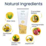 TruKid Daily SPF30 Face Sunscreen Citrus 3.4oz Baby Sunscreen, Natural Ingredients Kids Sunscreen, Reef-Friendly Travel Si...