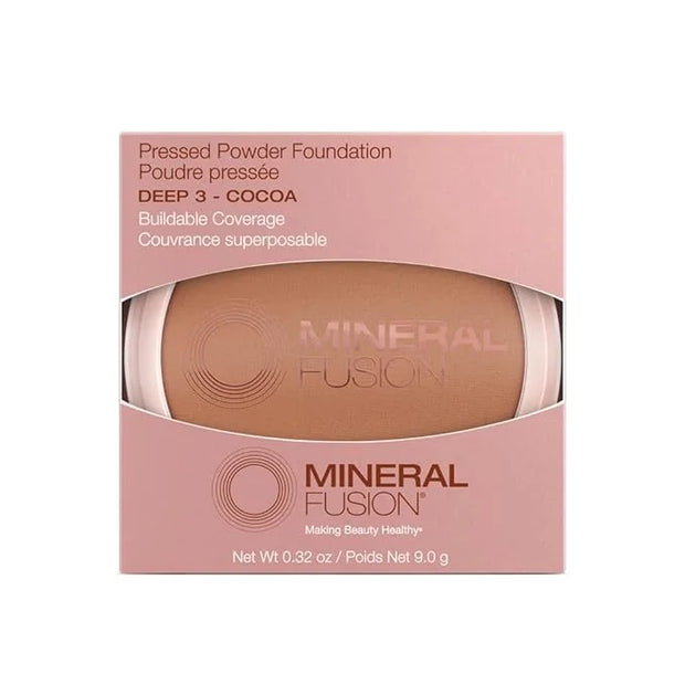 Mineral Fusion Deep 3 Makeup Pressed Powder Foundation By Mineral Fusion, 0.32 oz (Pack of 3) - Product Image