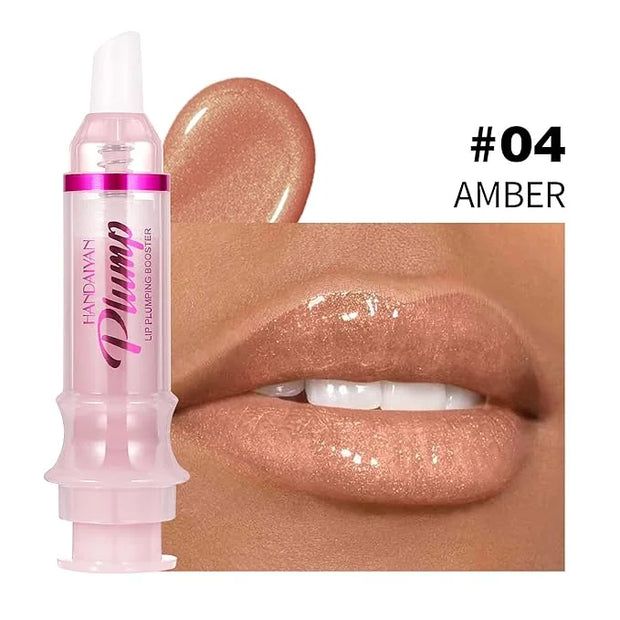 Plumping Lip Oil with Fresh Ginger Extract - Instant Fuller Lips, Ultra-Hydrating & Nourishing Glossy Lip Glow Oil, Lip Pl...