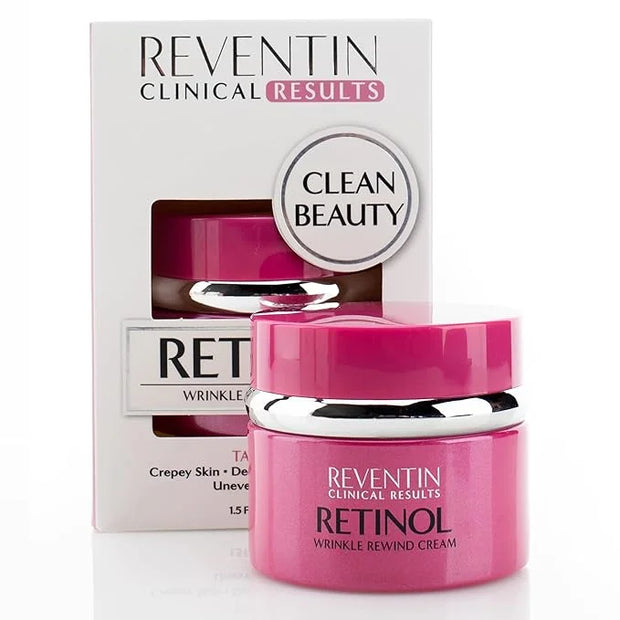 Clinical Results Retinol Wrinkle Rewind Anti Aging Face Lotion Moisturizer For Wrinkles, Age Spots, & Dry Skin - Retinol N...