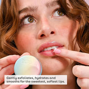 eos Flavor Lab Secret Menu Gift Set - Brown Sugar Boba Lip Scrub & 24H Moisture Super Balm, Limited-Edition Lip Treatment,...