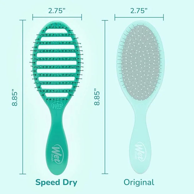 Wet Brush Speed Dry Hair Brush, Amazon Exclusive Aqua, Vented Design & Soft HeatFlex Bristles, Blow Dry Safe, Ergonomic Ha...