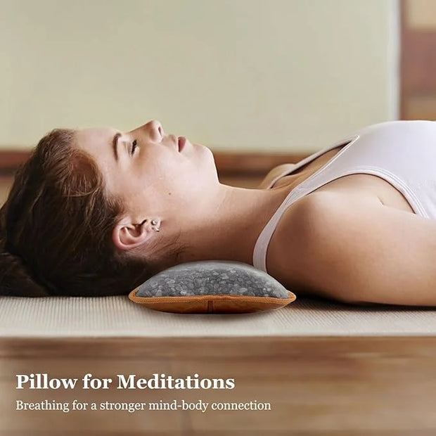 Jade Eye Mask &Crystal Energy Pillow Infused-Healing Crystal Pillows for Sleeping Nurtures Body,Mind,and Spirit,Comfortabl...