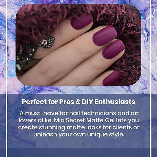 Mia Secret - Matte Gel For GELUX Gel Polish made in USA - Product Image
