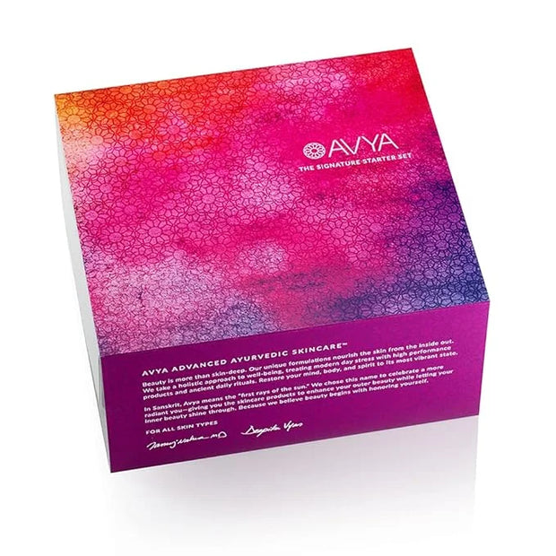 Avya Skincare Discovery Starter Set | Anti-Aging | Gentle Cleanser (15ml) + Anti-Aging Power Serum (10ml) + Eye Bright Cre...