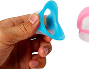 2Pcs Blue and Pink Eye Wash Cup Eye Wash Kit with Storage Container Bath Kit Silicone Eyelash Lid Care for Tired Dry Eyes ...