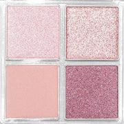 Palladio Eyeshadow Quads Velvety Pigmented Blendable Matte, Metallic & Shimmer Finishes, Creamy Formula, Four Way Quad Eye...