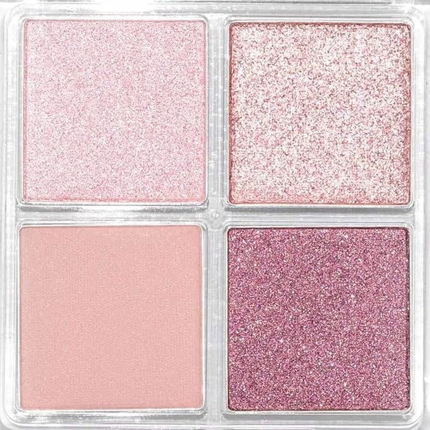 Palladio Eyeshadow Quads Velvety Pigmented Blendable Matte, Metallic & Shimmer Finishes, Creamy Formula, Four Way Quad Eye...