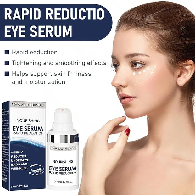 Rapid Reduction Eye Serum, Advanced Formula Instant Eye Serum, Anti Aging Serum Visibly Reduces Under-eye Bags, Nourishing...