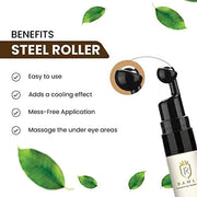 Under Eye Gel – Reduces Puffiness, Dark Circles & Eye Bags – With Hyaluronic Acid, Niacinamide & Marine Botanicals – Light...