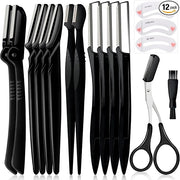 Eyebrow Razor Pack, Multipurpose Dermaplaning Face Razors for Women Facial Hair Removal/Exfoliating/Eyebrow Face Shavers/P...