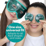 Medi Grade Cooling Ice Face Mask and Cooling Eye Mask for Puffy Eyes & Migraine Relief - Self Care Face Ice Pack with Chil...