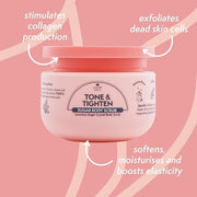 Nature Spell Tone & Tighten Skin Firming Gift Set – Body Wash, Sugar Body Scrub, & Body Cream - Skin-Firming Trio Infused ...