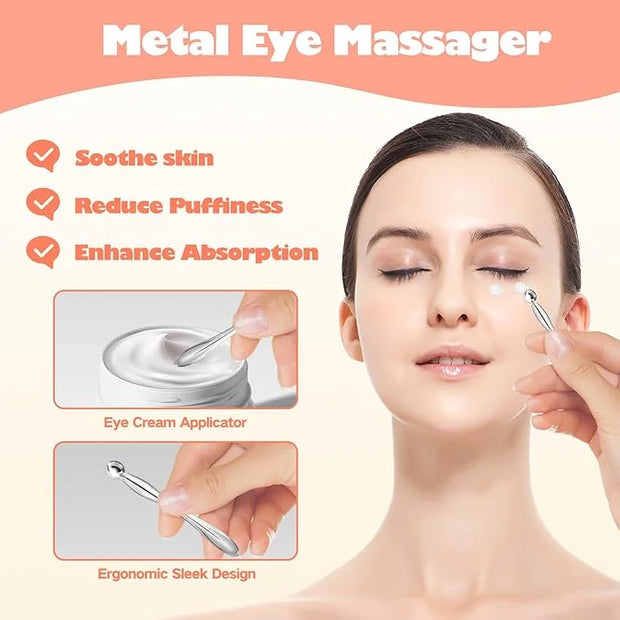 2 Pairs Silicone Reusable Eye Patches, Under Eye Mask Patches for Reduce Eye Wrinkle and Fine Lines Skin Care - Product Image